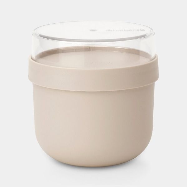 Brabantia 241826 Brotdose Erwachsene/Kinder Beige Kunststoff Einfarbig Rund