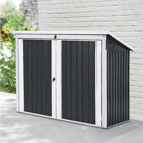 HOME DELUXE Mülltonnenbox BASURA L - 1x 240L + 2x 120L