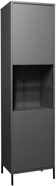 Vitrine Erna 51x45x197 Anthrazit matt Lack 14769-Q