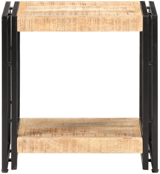 vidaXL Beistelltisch 40x30x40 cm Raues Mangoholz 320682
