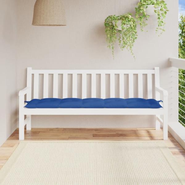 vidaXL Gartenbank-Auflage Blau 180x50x7 cm Oxford-Gewebe 314978