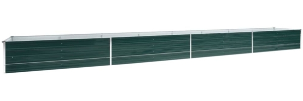 vidaXL Garten-Hochbeet Verzinkter Stahl 600x80x45 cm Grün 47073