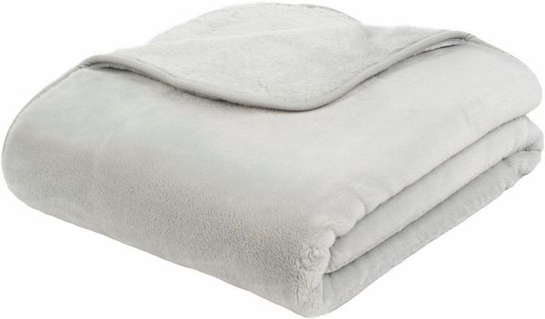 Gözze 'Premium Cashmere' Kuscheldecke, Polyester silber, 220x240 cm
