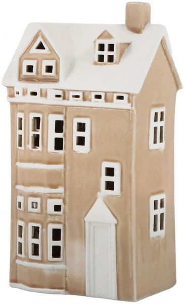 Chic Antique - Lichterhaus Teelichthaus Windlicht H25,5cm Puder Keramik 39115607