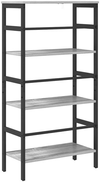 vidaXL Bücherregal Graues Sonoma 60 x 29,5 x 115 cm Holzwerkstoff 883925 Bild 7