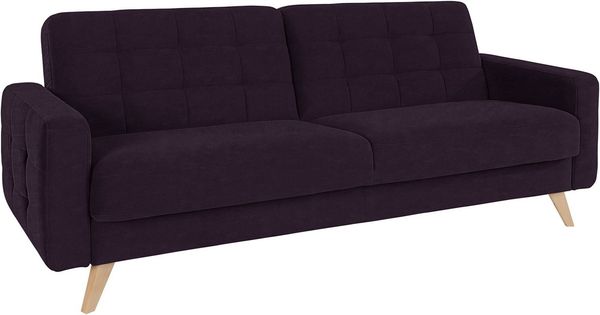 exxpo - sofa fashion 3-Sitzer Nappa, kompakt, bequem, zeitloses Design, Breite 222cm, L-Form, tolle Detailverarbeitung