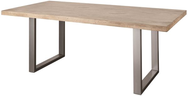 Esstisch Mango 200x100x76 whitewash lackiert RAILWAY #306