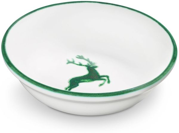 Gmundner Keramik Grüner Hirsch, Müslischale klein (Ø 14cm)