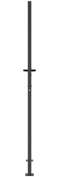 vidaXL Gartentor Anthrazit 100x175 cm Stahl Gras-Design 153170 Bild 5