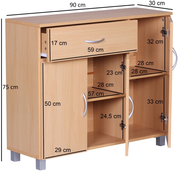 Wohnling Sideboard JARRY Bild 3