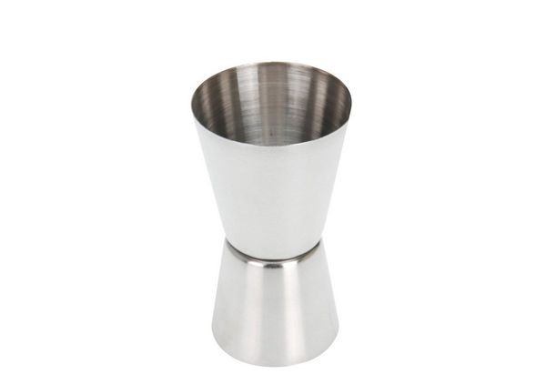 Neuetischkultur Messbecher Cocktailmessbecher 30 ml und 15 ml, Edelstahl, (Stück, 1-St, 1 Messbecher)