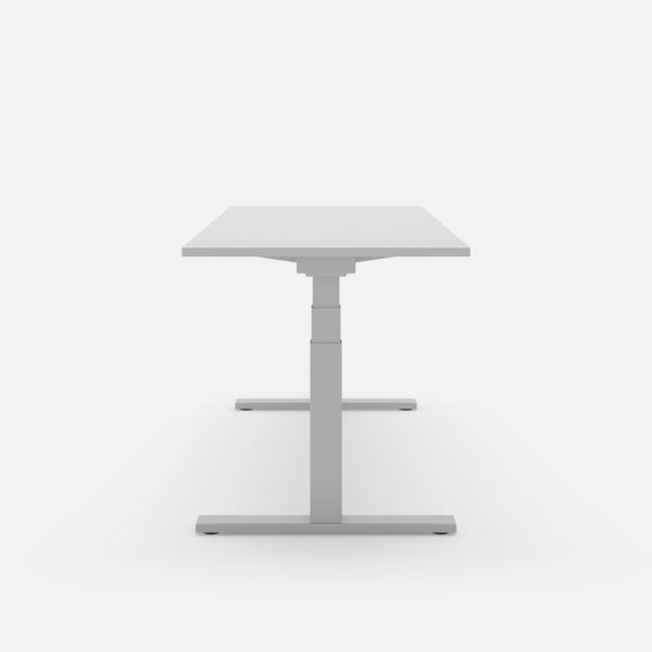 SLS 670 PRO Schreibtisch - 180 , Weiß , Schwarz Bild 2