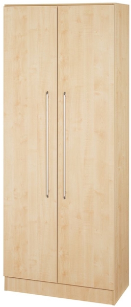 Schrank 5 Ordnerhöhen mit Sockel RE Ahorn / Ahorn