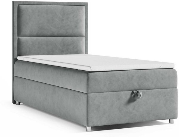 Best for Home Boxspringbett K-11 SINGLE mit Bettkasten, Bonellfederkern, Komfort Topper H3 (Hotelbett, Einzelbett, Kinderbett, Juniorbett, 70x200 80x200 90x200 100x200 cm), verschiedene Liefermöglichkeiten, TOP Preis-Leistungs-Verhältnis Bild 5