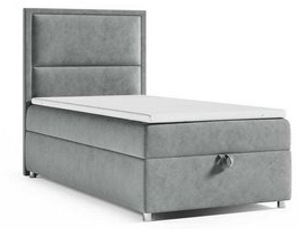 Best for Home Boxspringbett K-11 SINGLE mit Bettkasten, Bonellfederkern, Komfort Topper H3 (Hotelbett, Einzelbett, Kinderbett, Juniorbett, 70x200 80x200 90x200 100x200 cm), verschiedene Liefermöglichkeiten, TOP Preis-Leistungs-Verhältnis Bild 6
