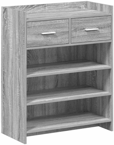 vidaXL Schuhschrank Grau Sonoma 73,5 x 36 x 92 cm Holzwerkstoff 8011328