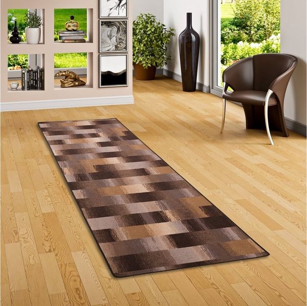 Snapstyle Designteppich Velours Läufer Teppich Mystic Karo, Eckig, Höhe: 6 mm
