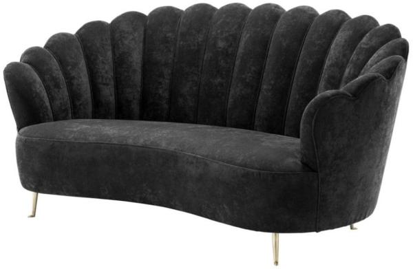 Casa Padrino Luxus Designer Sofa Schwarz - Limited Edition