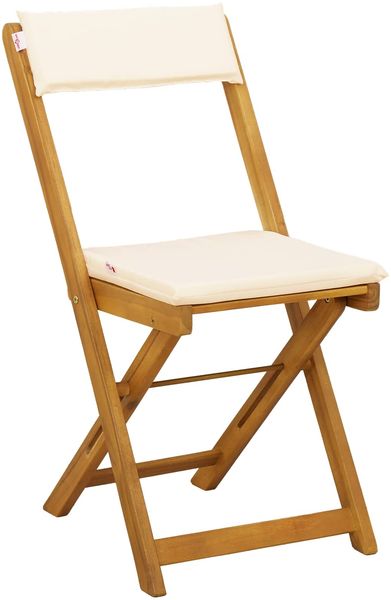 vidaXL Außen Bistro-Stühle 8 pcs Cremeweiß 40 x 53 x 80 cm 3416288 Bild 4