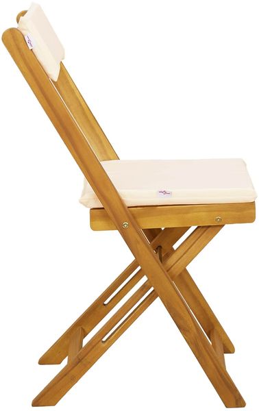 vidaXL Außen Bistro-Stühle 8 pcs Cremeweiß 40 x 53 x 80 cm 3416288 Bild 7