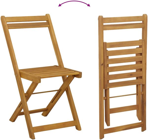 vidaXL Außen Bistro-Stühle 8 pcs Cremeweiß 40 x 53 x 80 cm 3416288 Bild 11