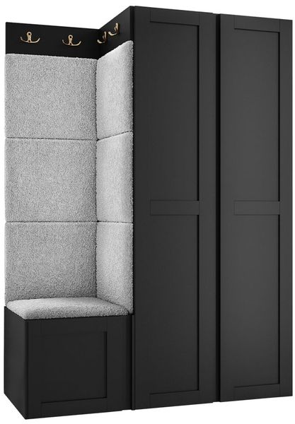 Garderoben-Set Rotuni XXIII (Farbe: Schwarz, Abriamo 06) Bild 2