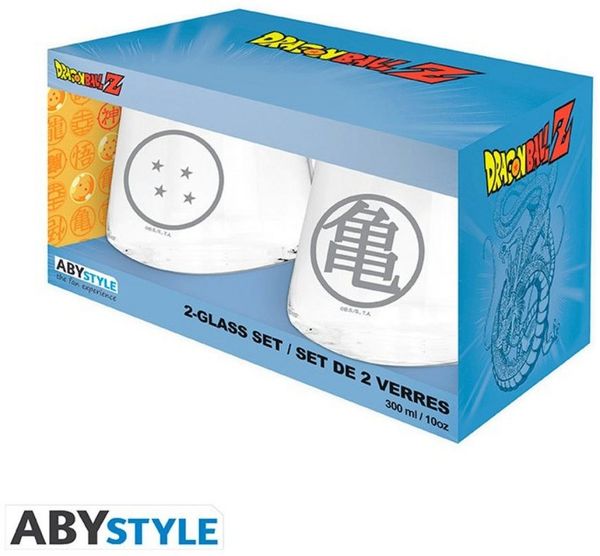 ABYstyle Tasse DRAGON BALL - 2 Glass Set - Kame & Dragon ball EUROPE