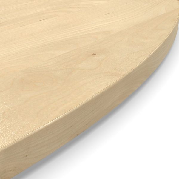 Dekor Spanplatte 19mm Tischplatte rund melaminharzbeschichtet Mandal Ahorn natur mit ABS Kante - Größe 120 x 120 cm - Höhe 1,9 cm - Farbe Mandal Ahorn Natur Bild 6