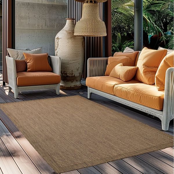 Ayyildiz Teppiche Outdoorteppich GIZA 1410, rechteckig, Höhe: 3 mm, Läufer, In- und Outdoor, Wetterfest, Wasserabweisend, robust