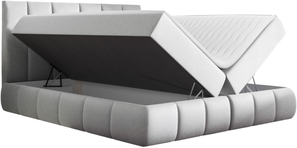 Boxspringbett Murkat, Petrol, 200x200 cm Bild 3