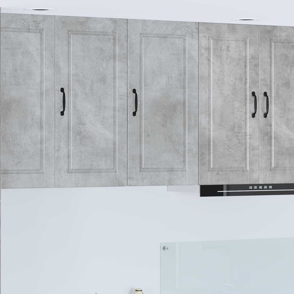 vidaXL Wandschrank PORTO Beton Grau 40 x 31 x 80 cm Holzwerkstoff 885378