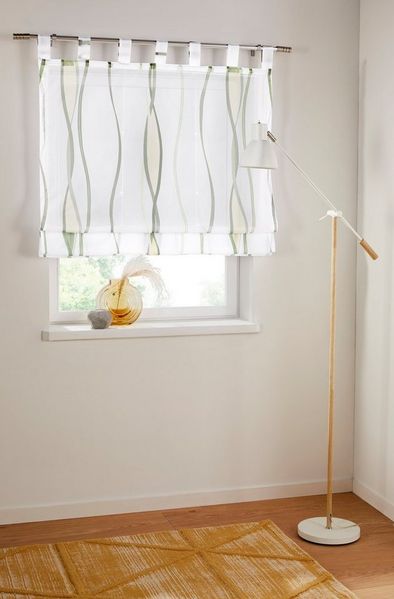 OTTO home Raffrollo Dimona, mit Schlaufen, Transparent, Voile, Polyester