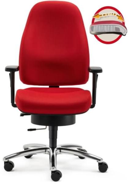 Sitwell Steifensand AG Bürodrehstuhl Lady Sitwell mit Armlehnen Alu-Fu