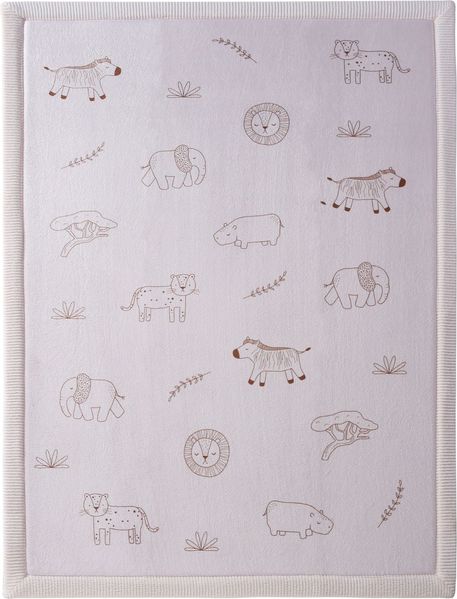 Hakuna Matte Wolkenweicher Kinderteppich | Safari Tiere 170x120x2,5cm