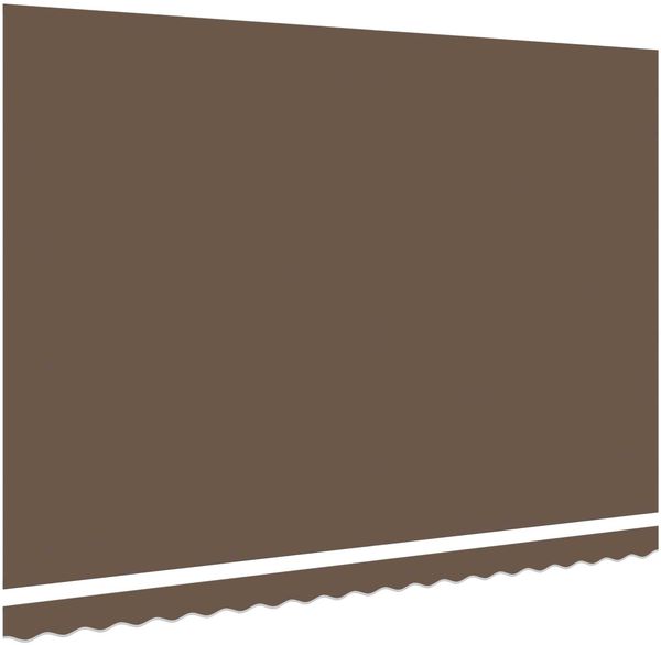 vidaXL Markisenersatzstoff Taupe 4,5 × 3 m Polyester 964761 Bild 3