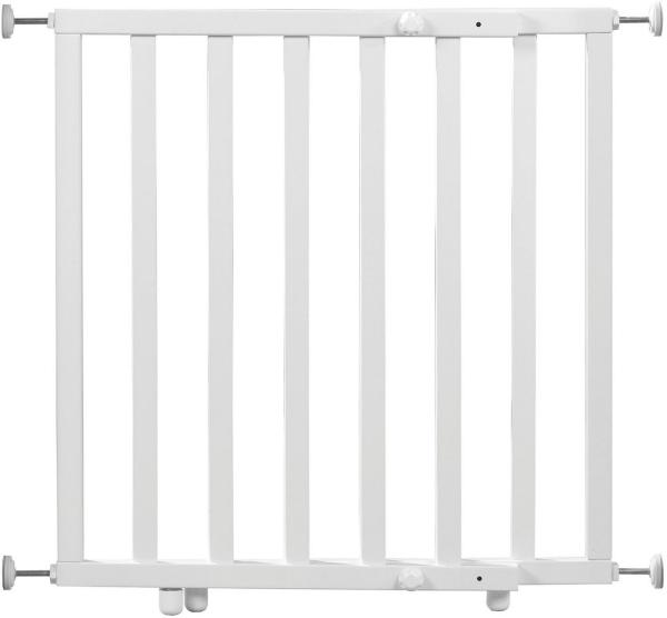 roba Türschutzgitter zum Klemmen - Breite 62-105 cm - Treppengitter für Kinder und Haustiere - Weiß
