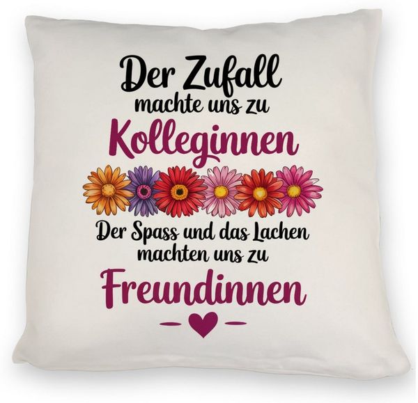 speecheese Dekokissen Beste Kollegin Kissen mit Spruch nicht nur Kolleginnen sondern