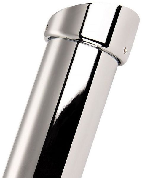 SO-TECH® Tischaufsatz Barkonsole schräg 21°, (2-St), Höhe 200 mm / Ø 50 mm Chrom poliert