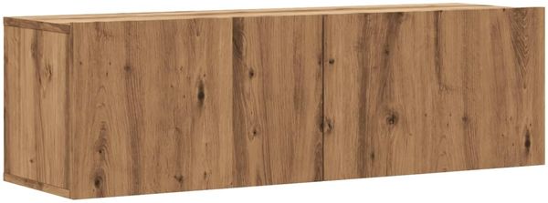vidaXL TV-Wandschrank Artisan-Eiche 100x30x30 cm Holzwerkstoff 856019