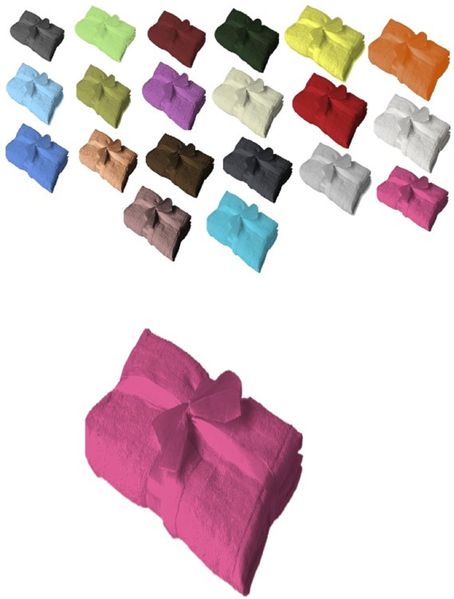 Badvorleger 1 Stück 50 x 80 cm Pink