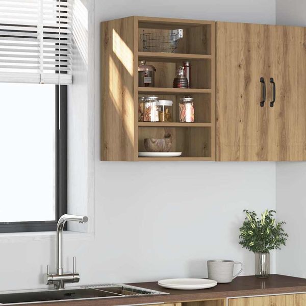 vidaXL Hängeschrank Riga Artisan-Eiche 40x29,5x60 cm Holzwerkstoff 854183