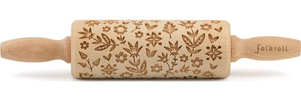 Folkroll Teigrolle Flower Power klein