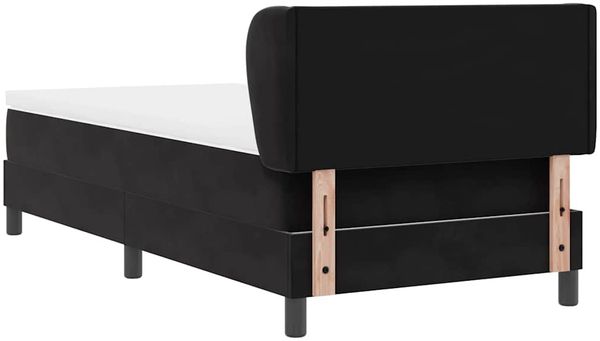 vidaXL Boxspringbett mit Kopfteil Schwarz 100 x 200 cm Samt 3340432 Bild 8