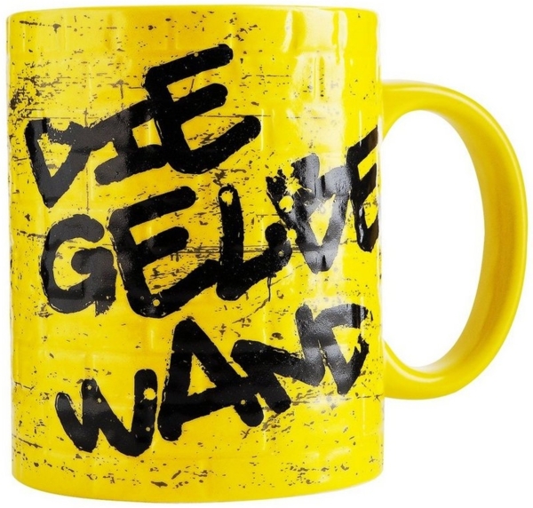 BVB MERCHANDISING Tasse BVB TASSE GELBE WAND, Steingut