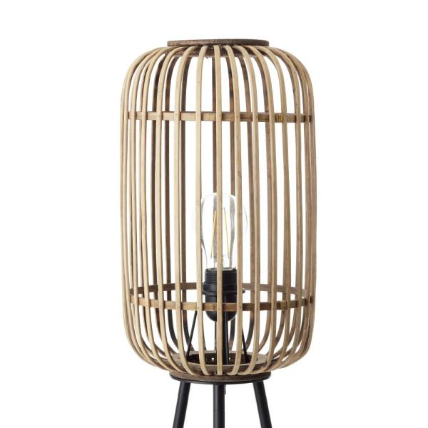 Brilliant Leuchten No. 93776-20 LED Standleuchte Woodrow E27 hellbraun