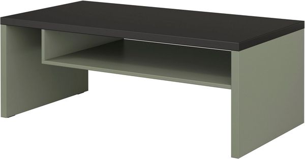 INOSIGN Couchtisch Cross, Breite 120 cm, moderner Sofatisch für Wohnzimmer, Tisch mit offenem Fachboden