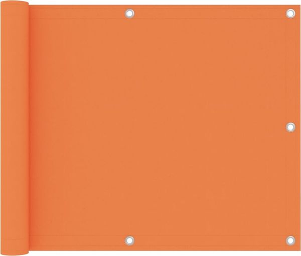 vidaXL Balkon-Sichtschutz Orange 75x600 cm Oxford-Gewebe 135047