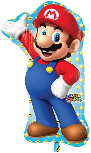 Folienballon Mario 55 x 83 cm