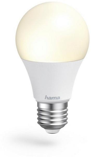 Hama WLAN LED Lampe E27 3er Set (Smart Home Lampe 8,5W Glühbirne, dimmbar, mehrfarbig RGBW, WIFI LED Lampe mit Sprachsteuerung und App, kompatibel mit Alexa, Google, Siri, Apple, kein Hub nötig)