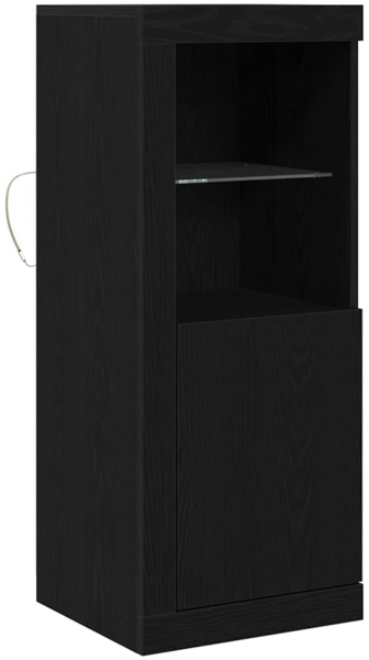 vidaXL LED-Sideboard Schwarz 41 x 37 x 100 cm Holzwerkstoff 863026